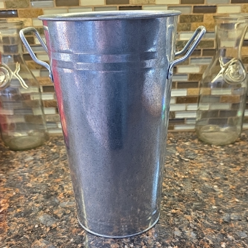 Hobby Lobby Silver Metal Vase